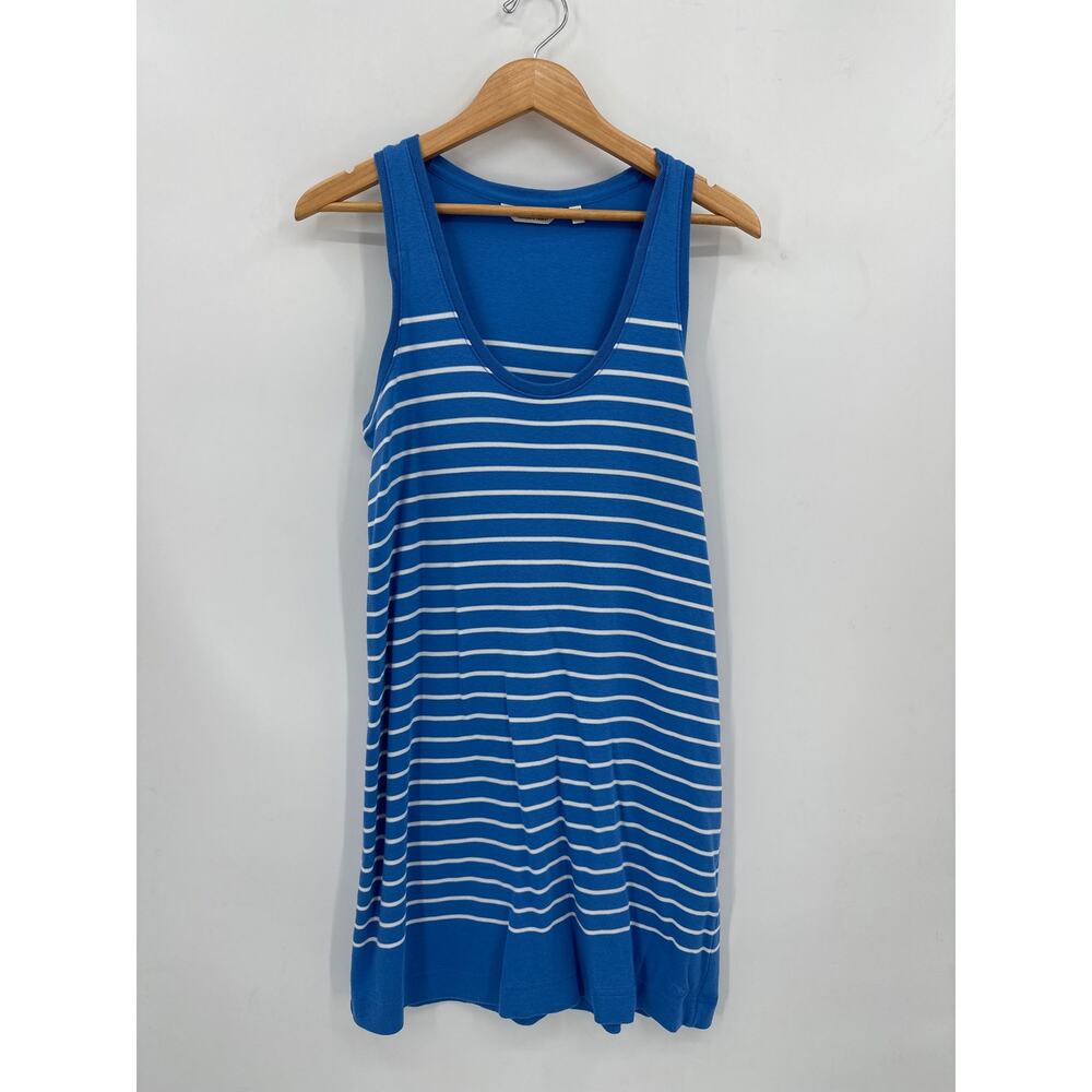 vineyard vines Blue & white striped tank dress Size XL